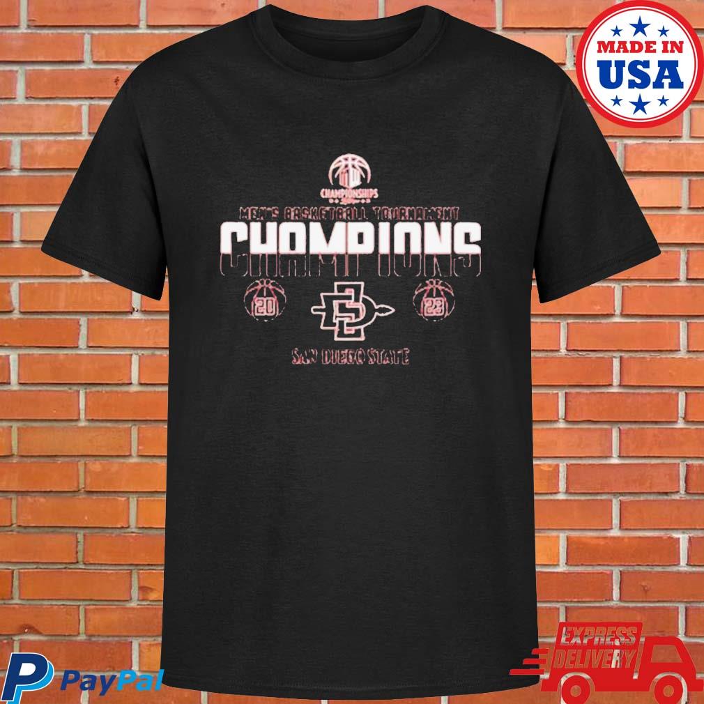 Official San diego state men's basketball conference tournament champions T-shirt
