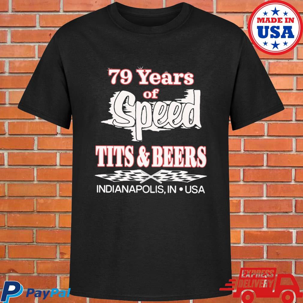 Official Scheme 79 years of speed tits and beers T-shirt