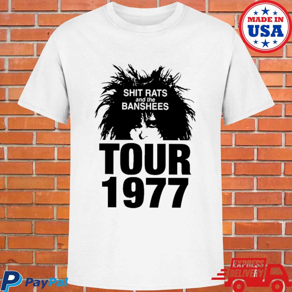 Official Shit rats and the banshees tour 1977 T-shirt