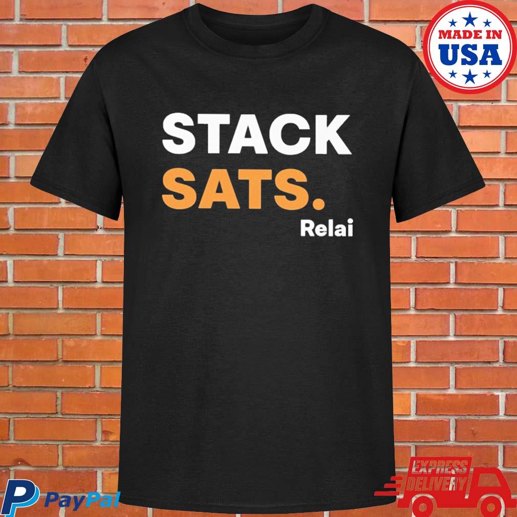 Official Stack sats relaI T-shirt