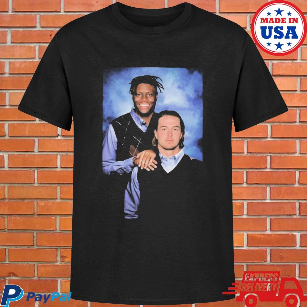 Step Brothers George Pickens and Kenny Pickett Pittsburgh Steelers shirt -  Limotees