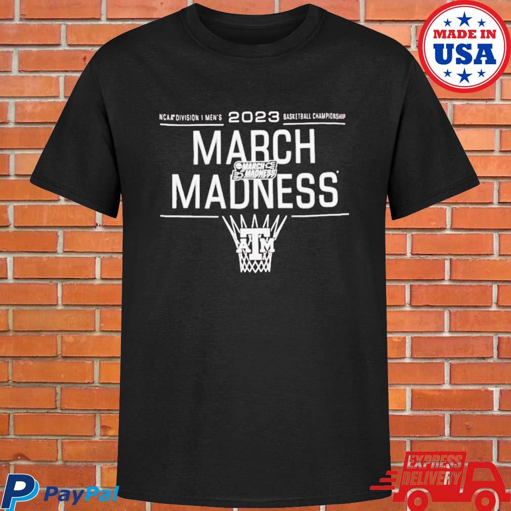 Official Texas a&m aggies 2023 ncaa Division I men's basketball championship march madness T-shirt