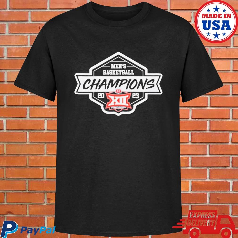 Official Texas longhorns zephyr 2023 big 12 men's basketball conference tournament champions T-shirt