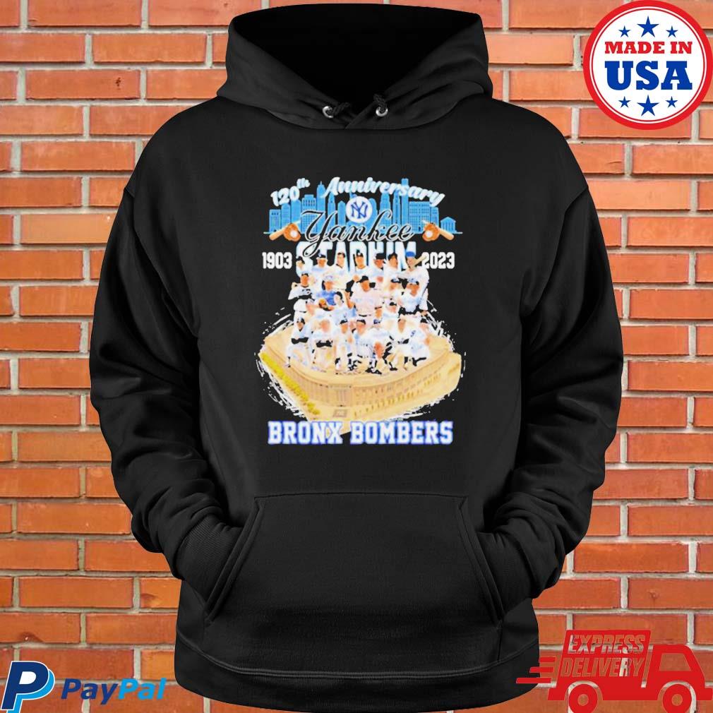 Official 100th anniversary 1903 2023 Yankee Stadium Bronx Bombers shirt,  hoodie, sweater, long sleeve and tank top