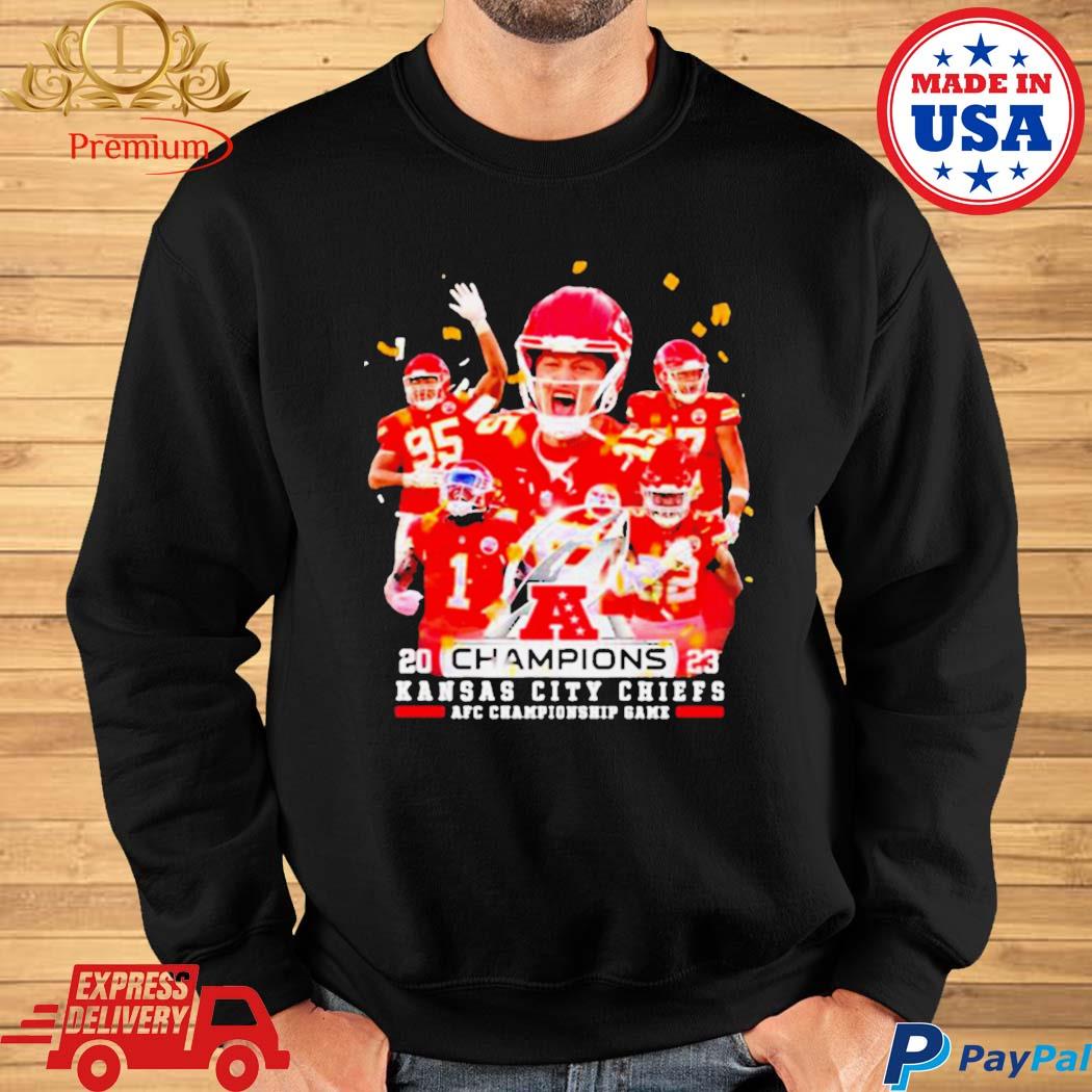 Official 2023 AFC champions Chiefs shirt, hoodie, sweater and long