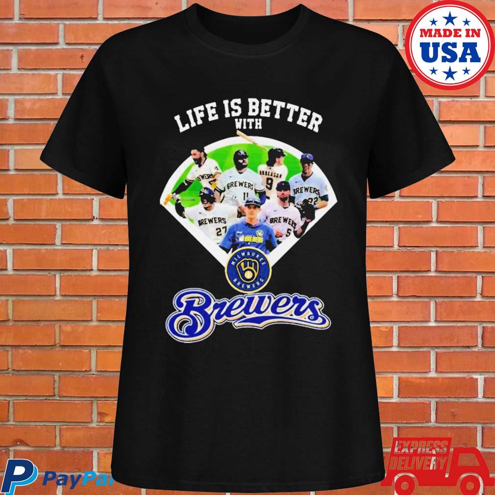 Official Ladies Milwaukee Brewers T-Shirts, Ladies Brewers Shirt, Brewers  Tees, Tank Tops