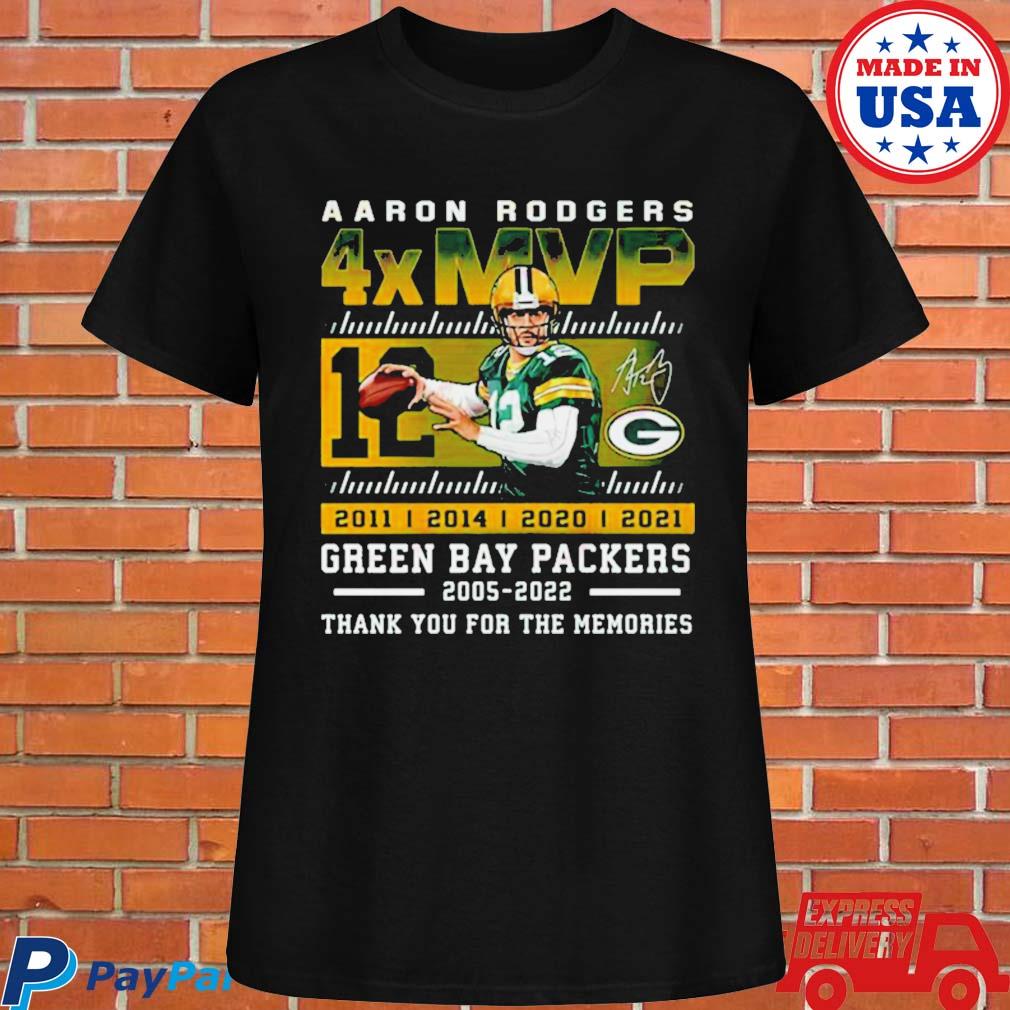 Green Bay Packers Thank You Aaron Rodgers 2005-2022 signature shirt,  hoodie, sweater, long sleeve and tank top