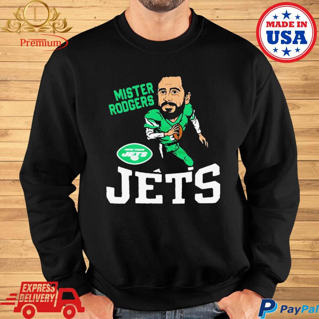 Official Aaron rodgers new york jets homage caricature T-shirt