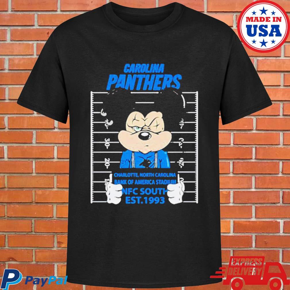 Carolina Panthers Mickey Mouse Charlotte North Carolina Bank Of America  Stadium Nfc South Est 1993 Shirt, hoodie, sweater, long sleeve and tank top