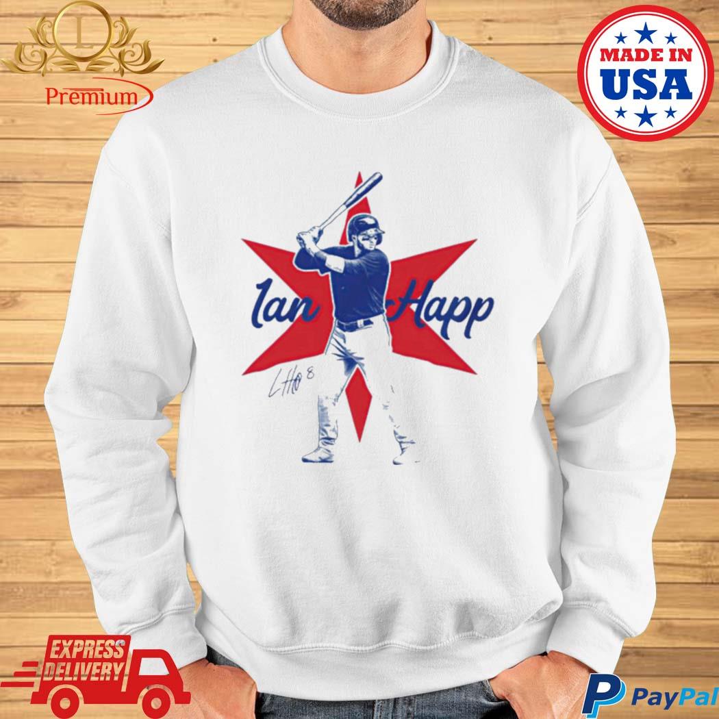 Official Chicago Cubs Ian Happ Hit The Ball Signature Shirt, hoodie, tank  top, sweater and long sleeve t-shirt