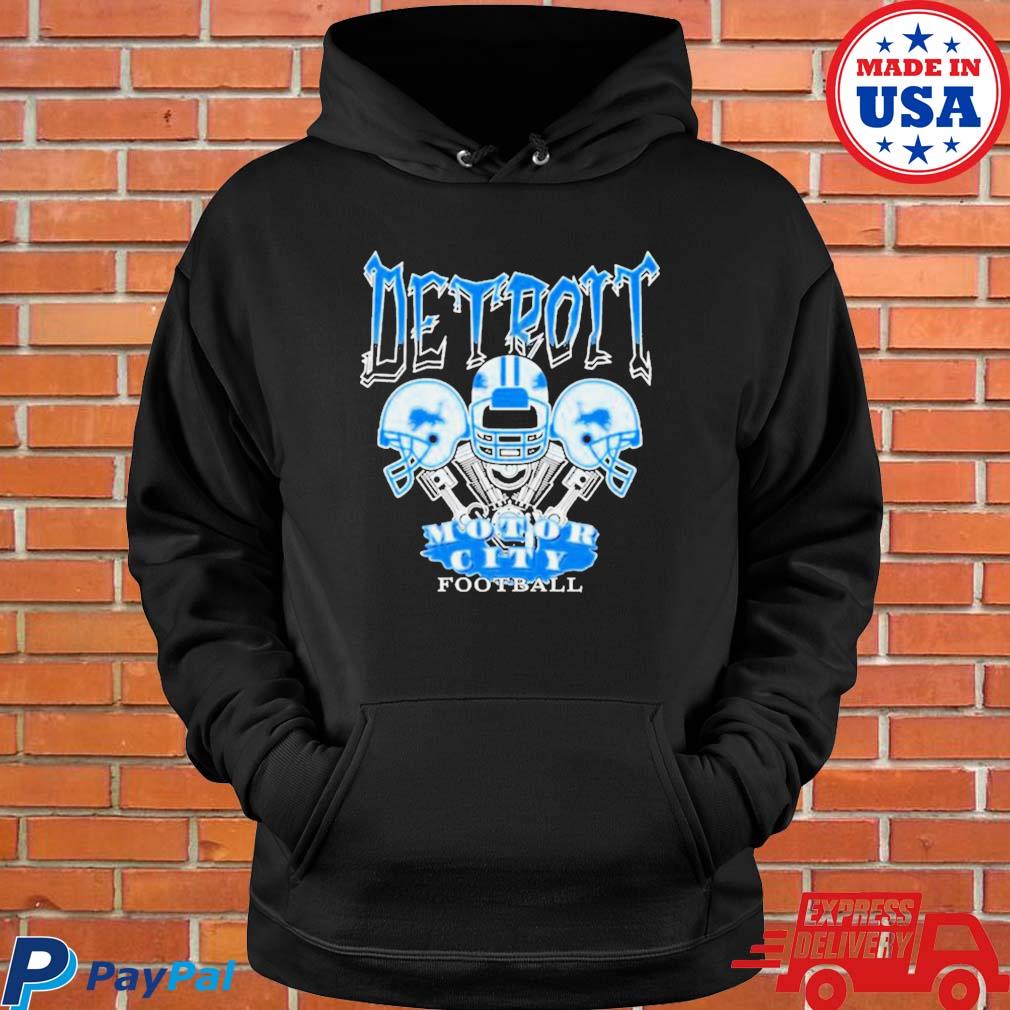 Premium Detroit Lions Motor City Football Helmet Shirt, hoodie