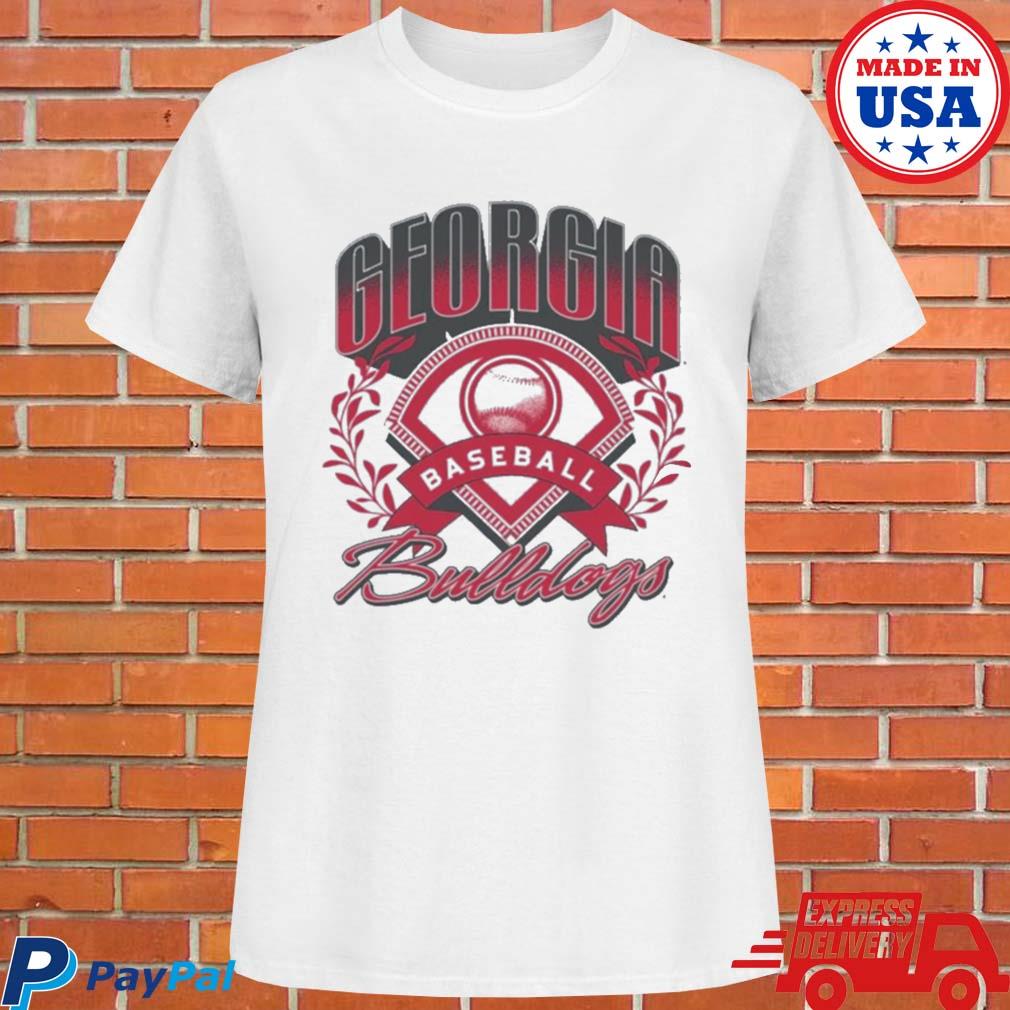Georgia Bulldogs : Throwback Baseball Shirt 