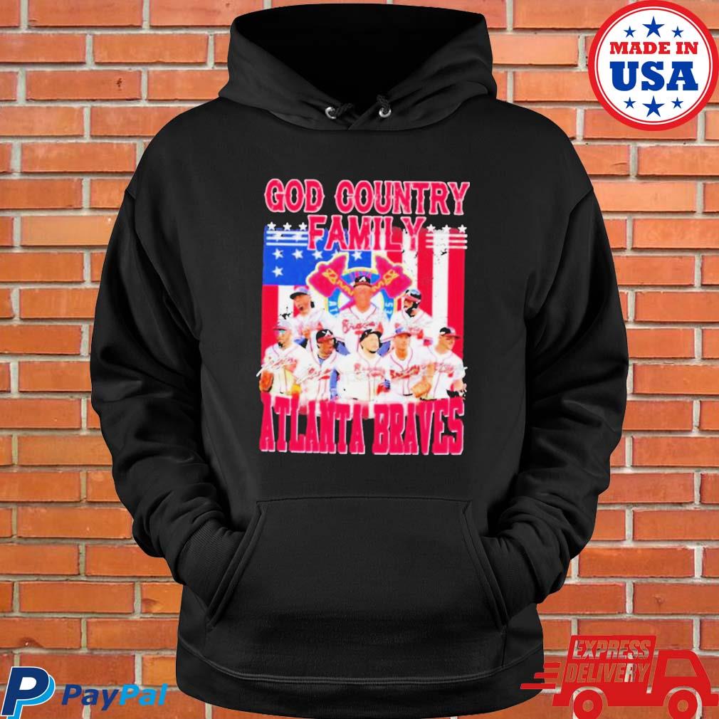 God country family atlanta braves team player american flag shirt - Limotees