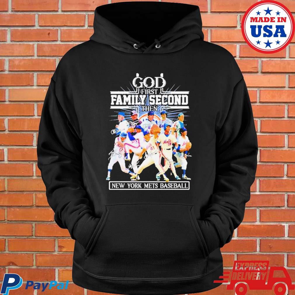 God First Family Second Then New York Mets Baseball T-Shirt