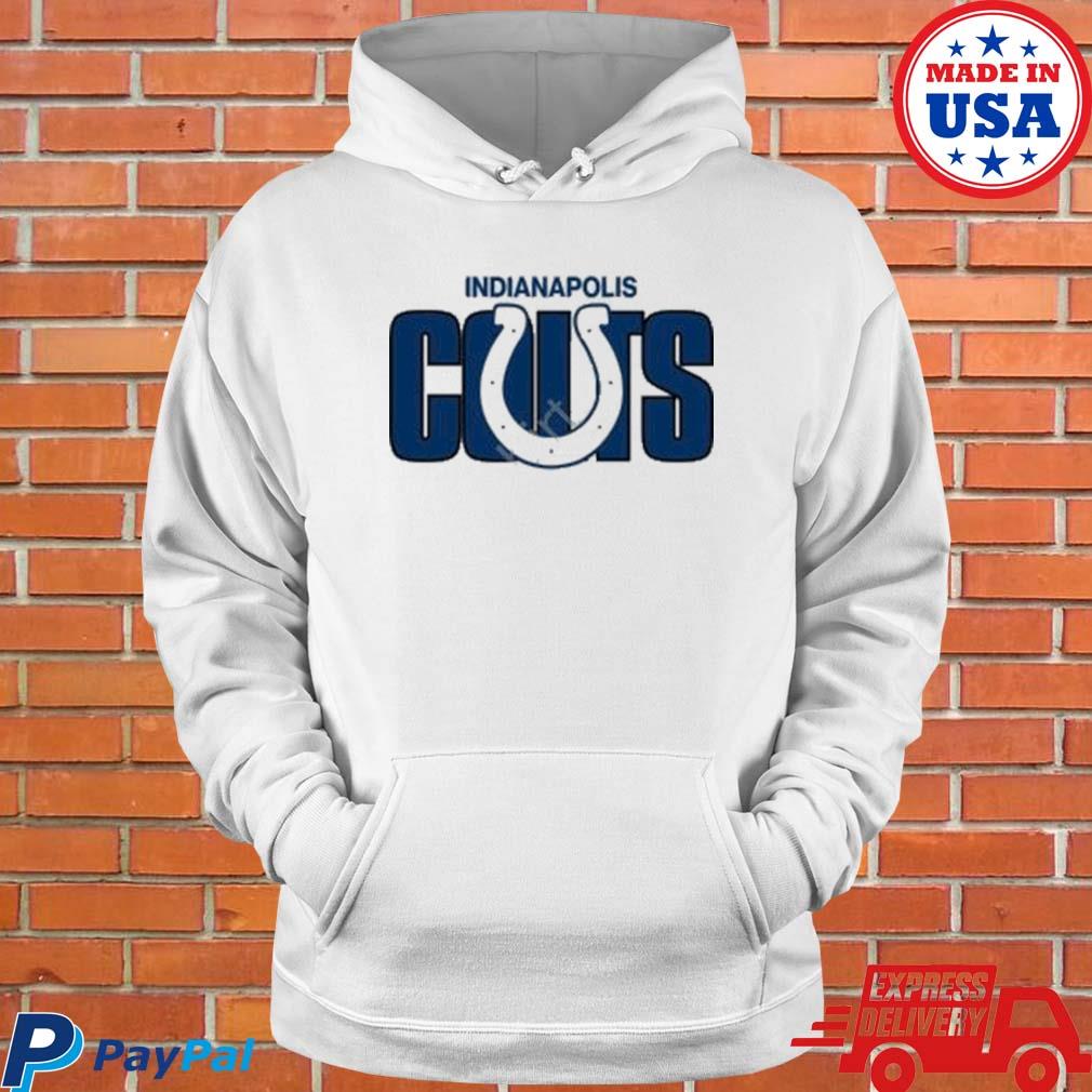 Official New Era Indianapolis Colts Logo Grey Pullover Hoodie