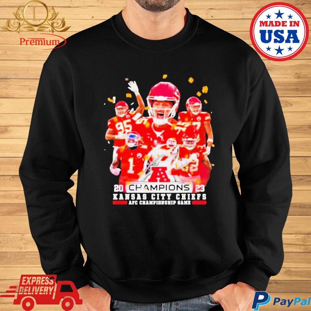 Kansas City Chiefs AFC Champions Players T-Shirt - Yesweli