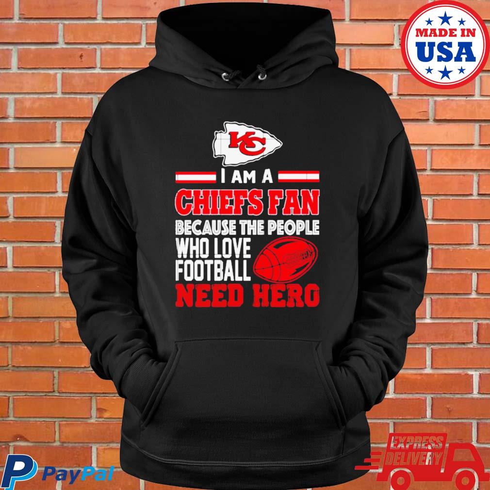 Youth Red Kansas City Chiefs Heritage Long Sleeve Hoodie T-Shirt