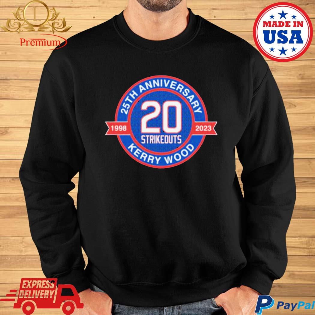 Official Kerry wood 25th anniversary 1998 2023 20 strikeouts T