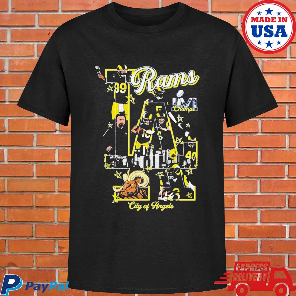 Los Angeles Rams City Of Angel Super Bowl Lvi Champs Shirt