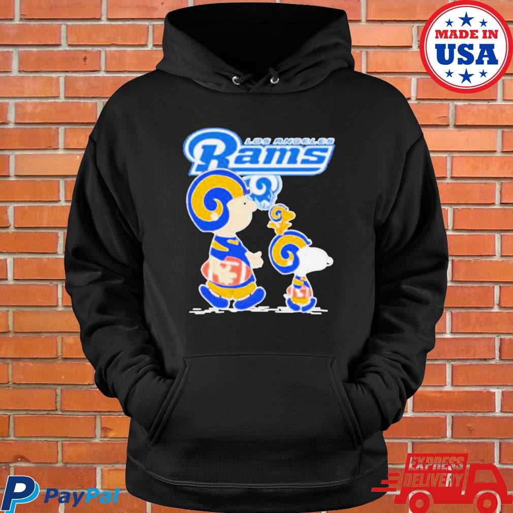 Los angeles rams Snoopy plays the Football game T-shirt, hoodie