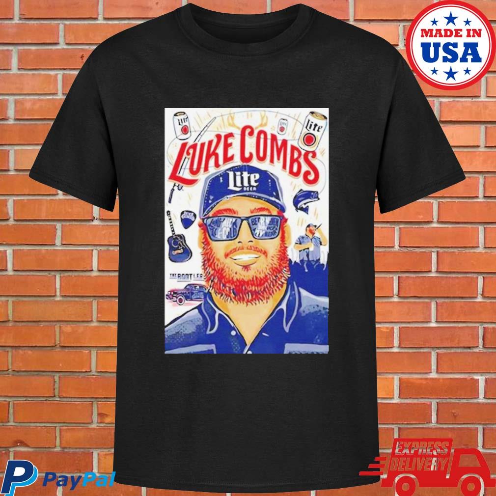 Official Luke Combs Miller Lite Shirt, hoodie, sweater, long sleeve and  tank top