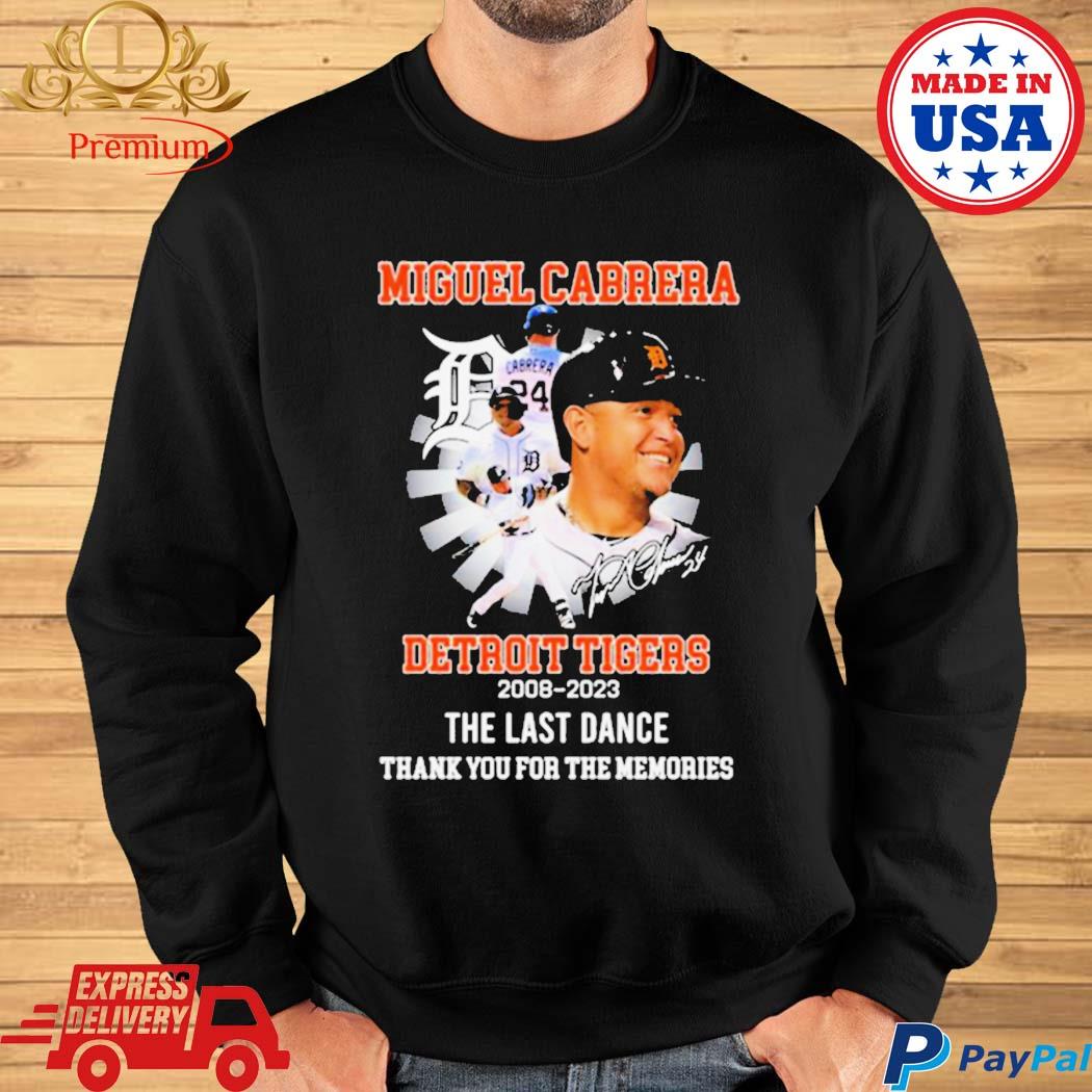 24 Miguel Cabrera Detroit Tigers 2008-2023 Signatures Shirt, hoodie,  sweater, long sleeve and tank top