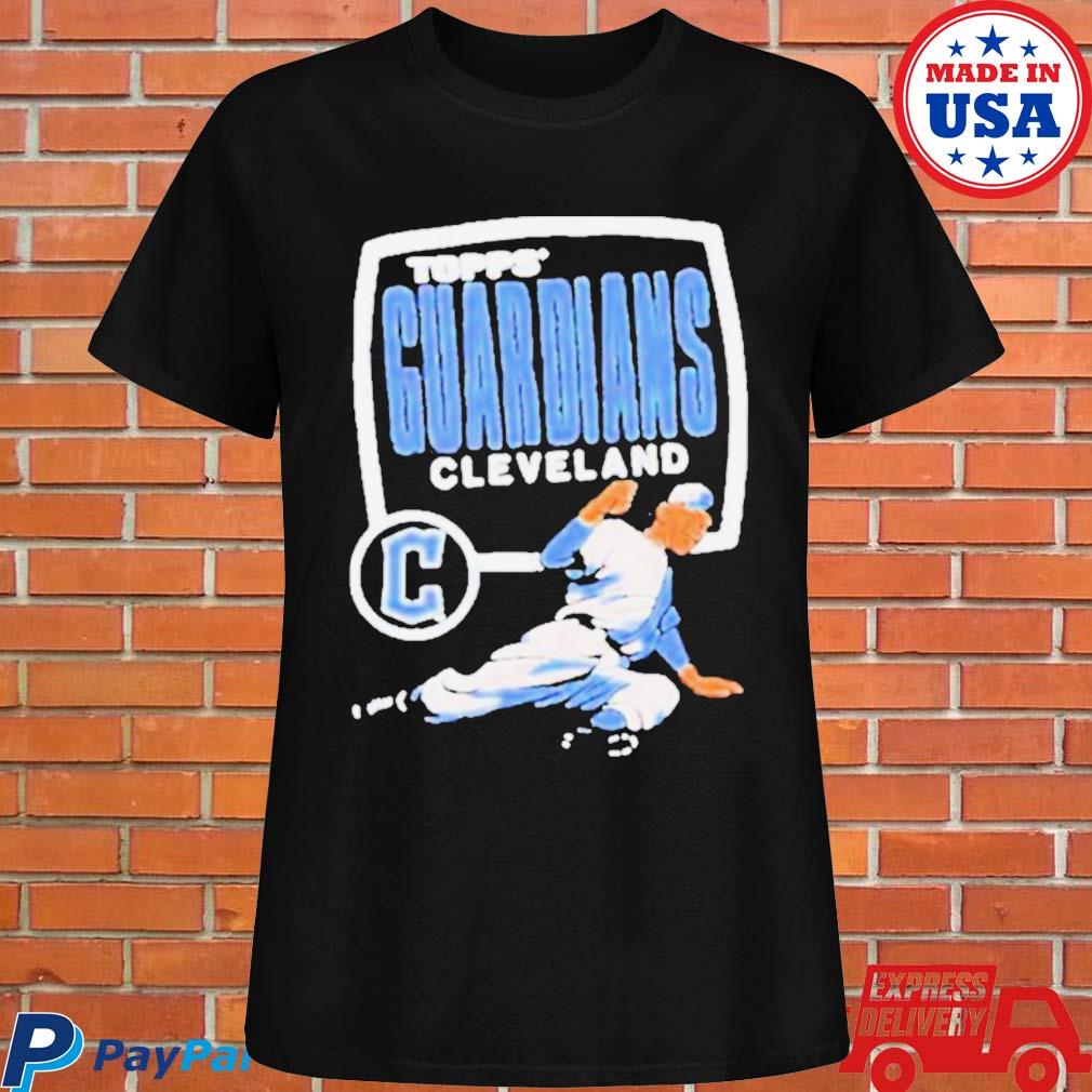 MLB Cleveland Guardians Women's Short Sleeve V-Neck Fashion T-Shirt - S