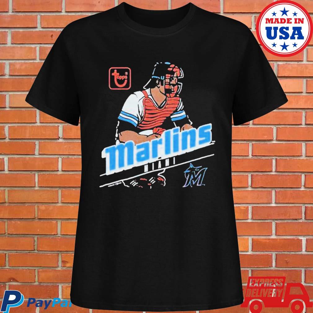 Official Mlb x topps miamI marlins T-shirt, hoodie, tank top, sweater and  long sleeve t-shirt