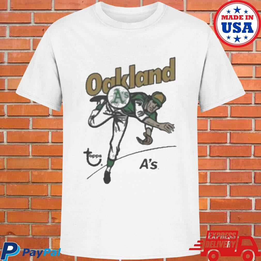 MLB Oakland Athletics Boys' Poly T-Shirt - XS