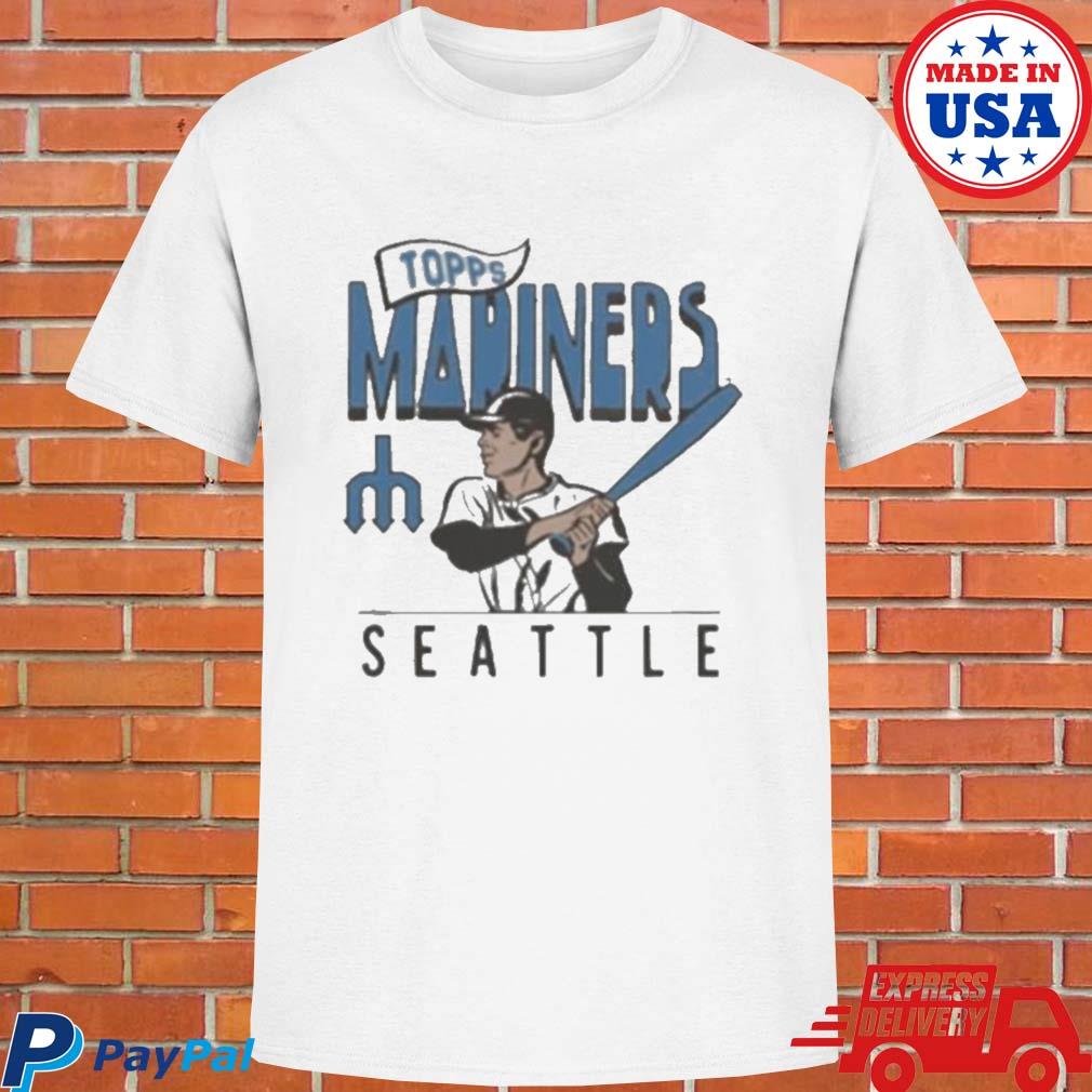 MLB Seattle Mariners Women's Short Sleeve V-Neck Fashion T-Shirt - S