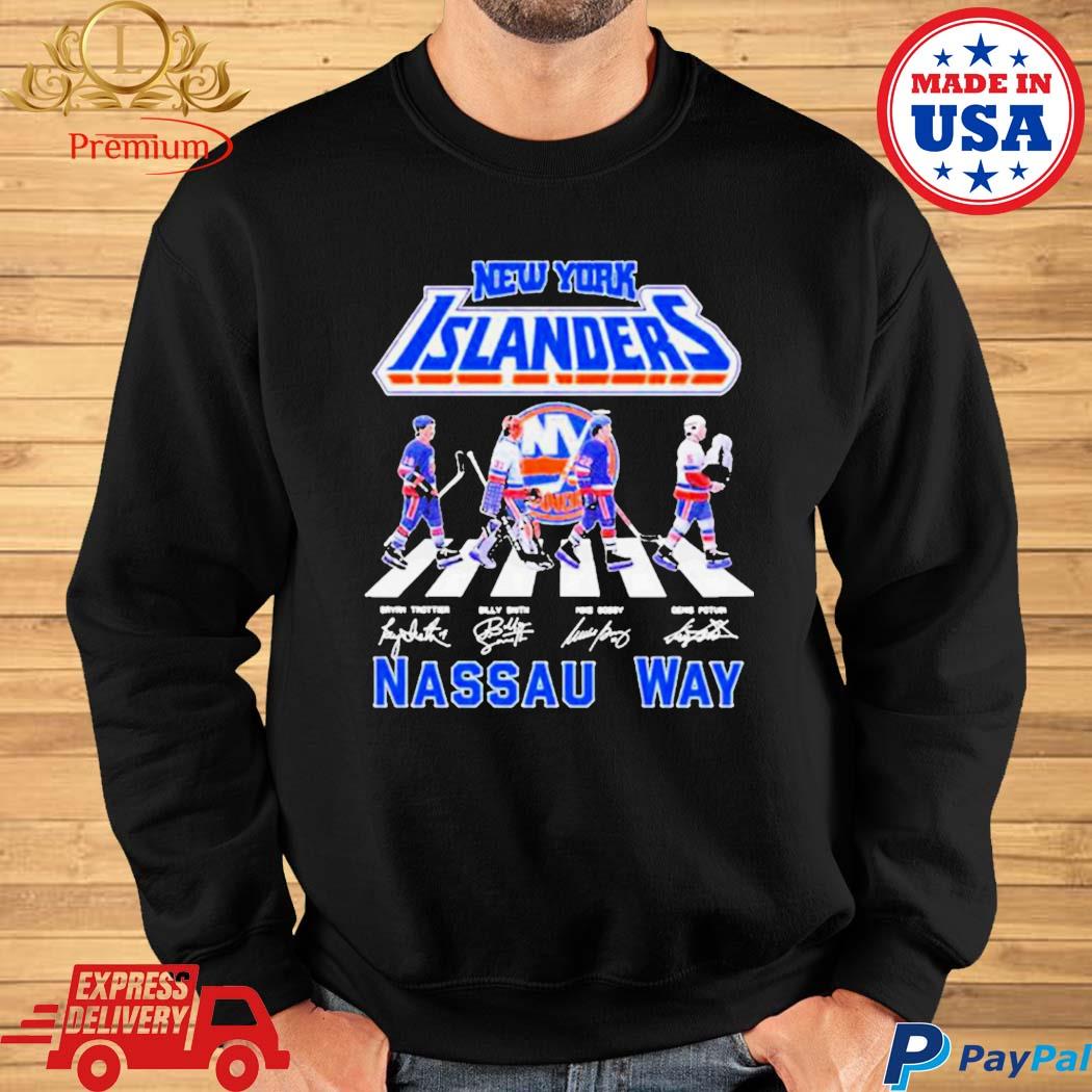 New York Islanders Abbey Road 2023 Nassau Way Signatures T-shirt, hoodie,  sweater, long sleeve and tank top
