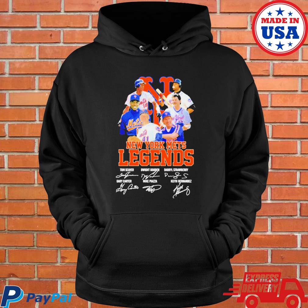 Official New york mets legends tom seaver dwight gooden darryl strawberry  signatures T-shirt, hoodie, tank top, sweater and long sleeve t-shirt