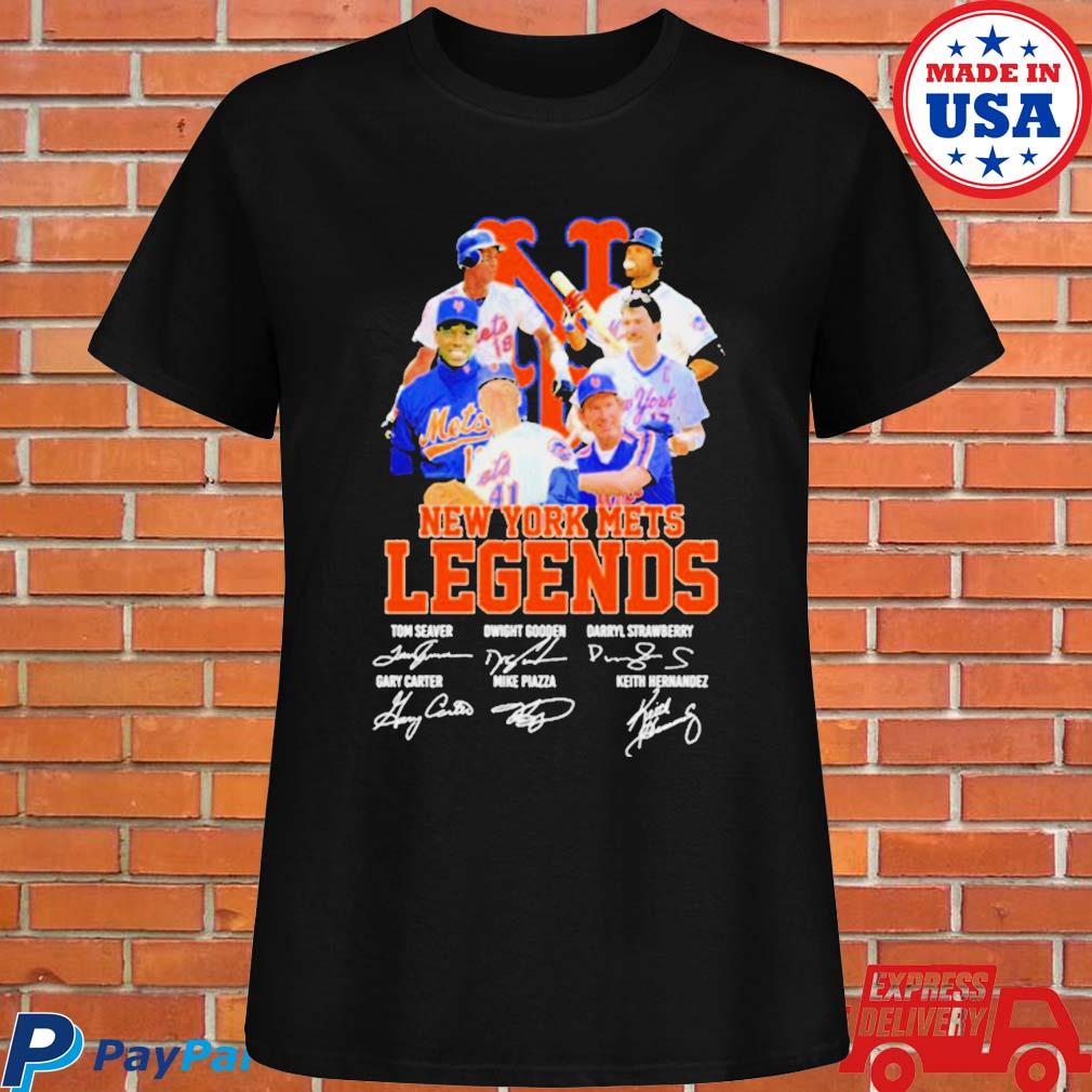 Official New york mets legends tom seaver dwight gooden darryl strawberry  signatures T-shirt, hoodie, tank top, sweater and long sleeve t-shirt