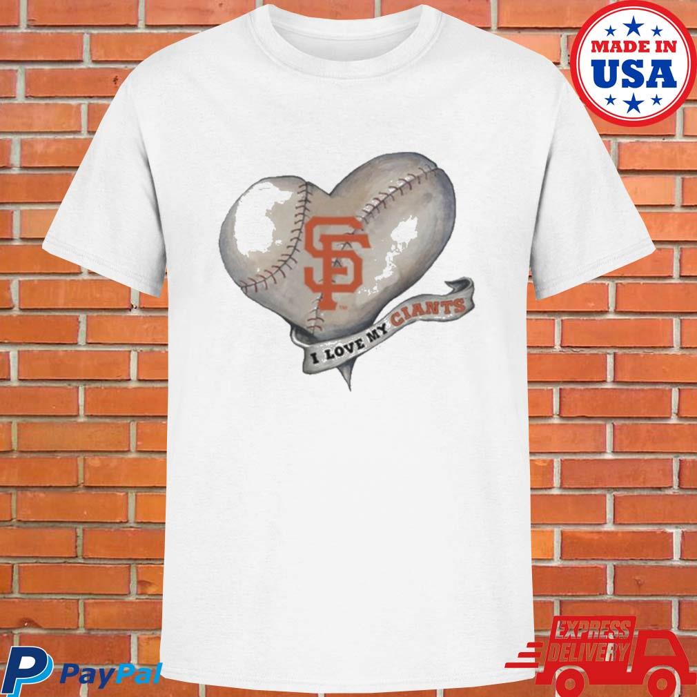 Official San francisco giants baseball heart banner T-shirt, hoodie, tank  top, sweater and long sleeve t-shirt