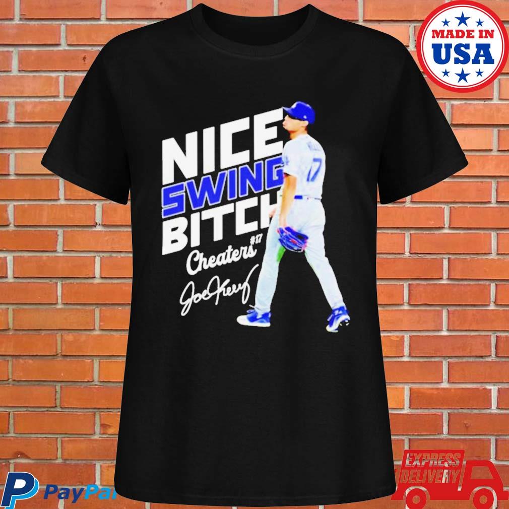 Joe Kelly Dodger Nice Swing Bitch shirt, hoodie, ladies tee