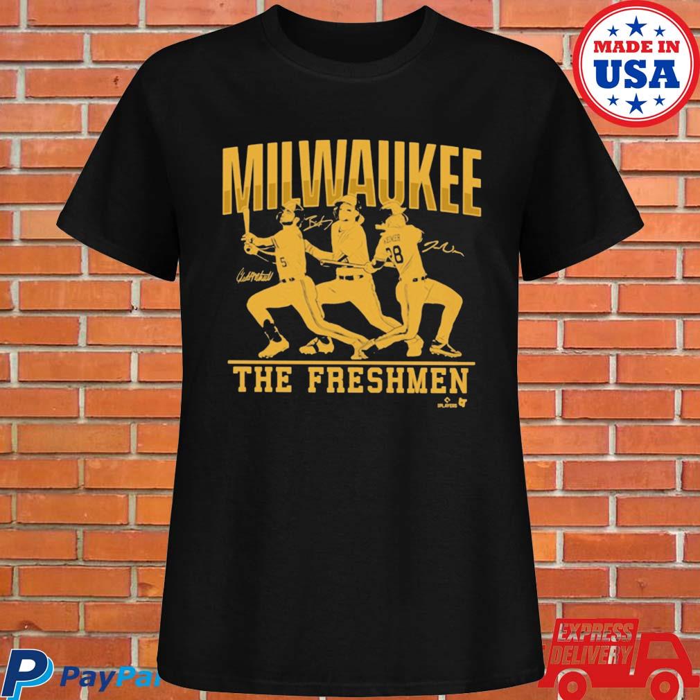 Brice Turang, Joey Wiemer, & Garrett Mitchell The Freshmen Shirt - Milwaukee Brewers