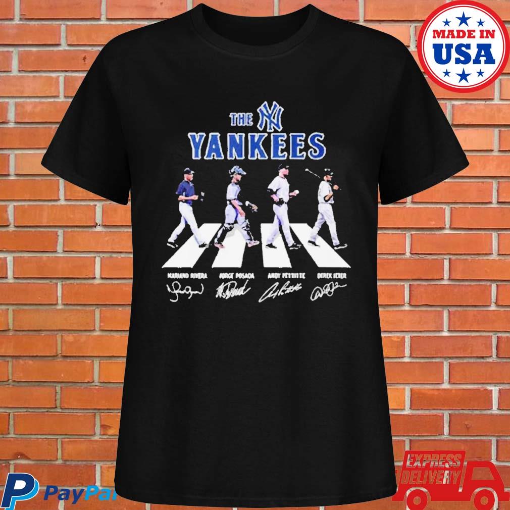 Original The Yankees Abbey road 2023 signatures shirt, hoodie, sweater,  long sleeve and tank top