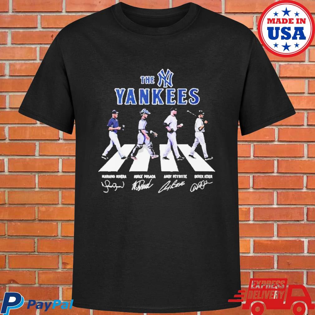 Official The Yankees Abbey Road signatures shirt, hoodie, sweater,  longsleeve and V-neck T-shirt