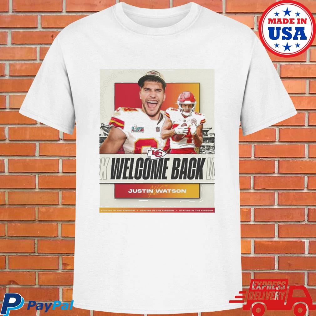 Welcome Back Justin Watson Kansas City Chiefs T-Shirt - Yesweli