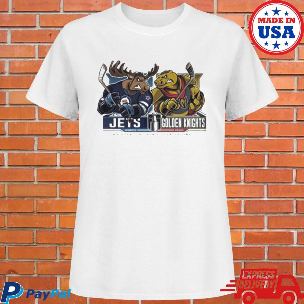 Winnipeg Jets vs Vegas Golden Knights Western Conference Quater Finals  Stanley Cup Playoffs 2023 T-shirt - REVER LAVIE