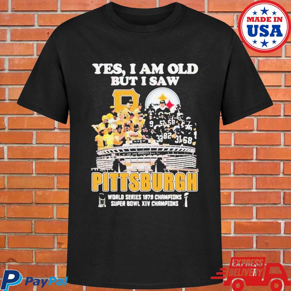 1979 World Series Champions Pittsburgh Pirates Retro Logo T-Shirt Size XL