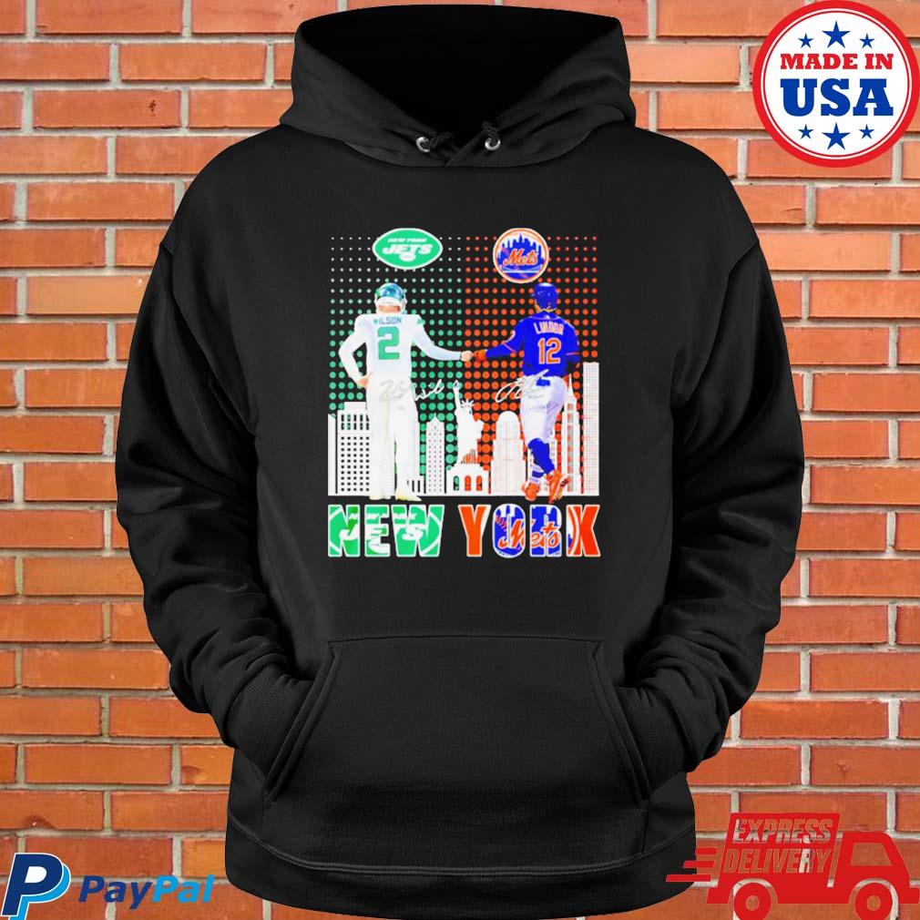 Official zach Wilson New York Jets and Francisco Lindor New York Mets  signature shirt, hoodie, sweater, long sleeve and tank top