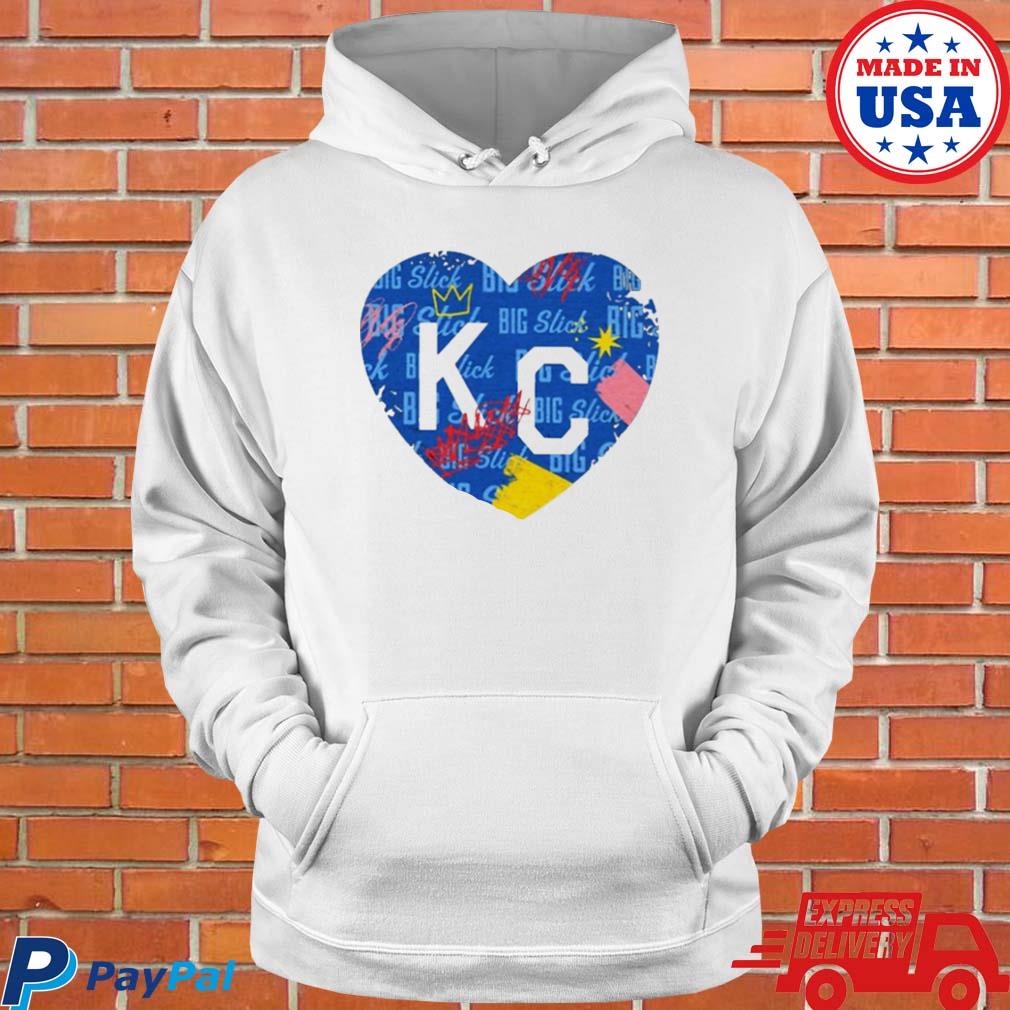 2023 big slick kc heart shirt, hoodie, sweater, long sleeve and tank top