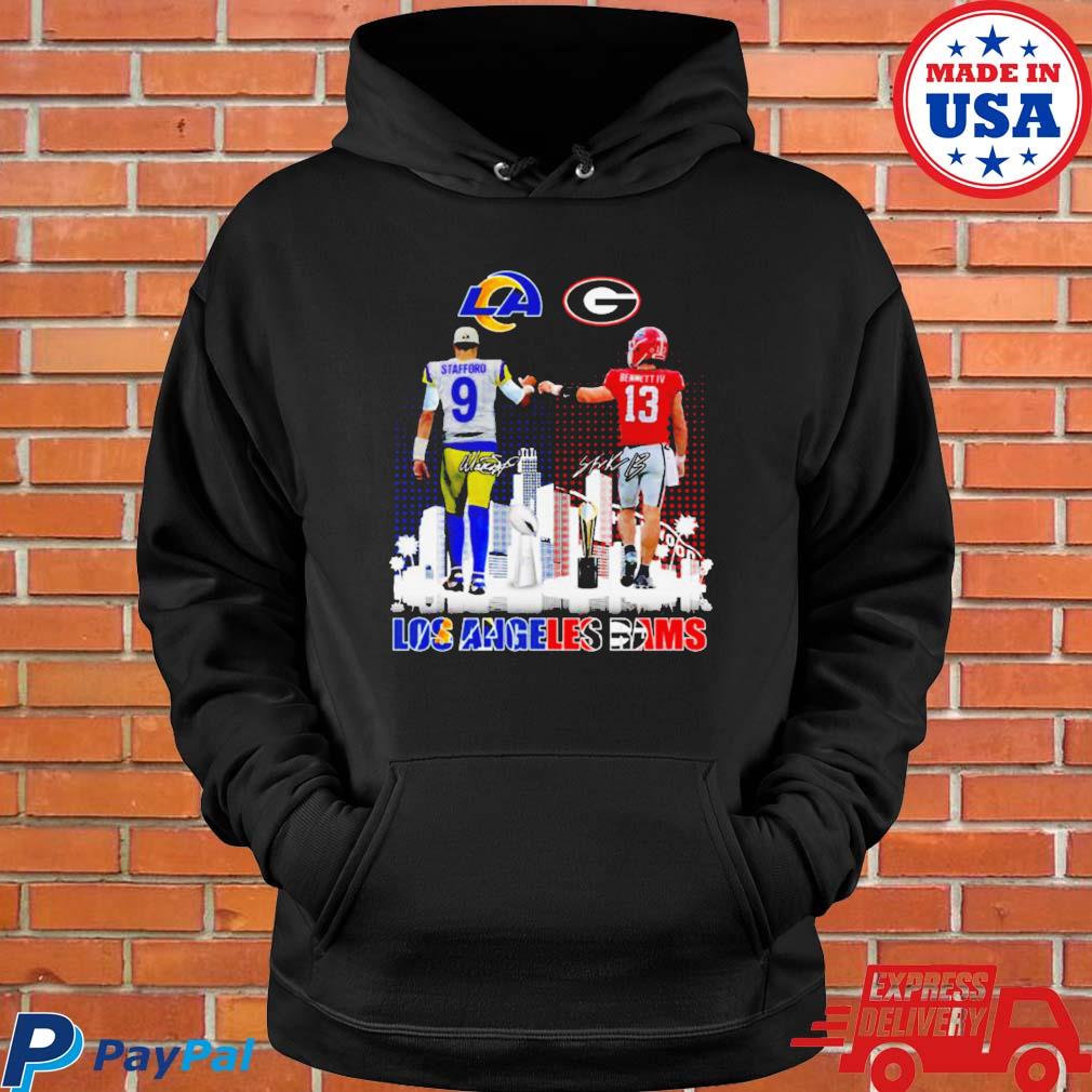 2023 los angeles rams john matthew stafford and stetson bennett signatures  T-shirts, hoodie, sweater, long sleeve and tank top