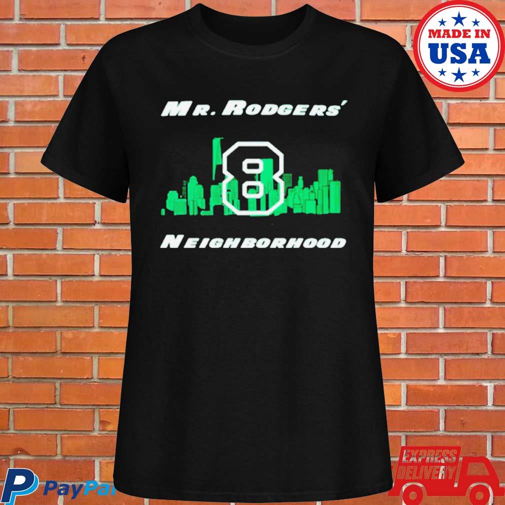 Aaron Rodgers #8 New York Football Cotton T-Shirt Jersey Men's