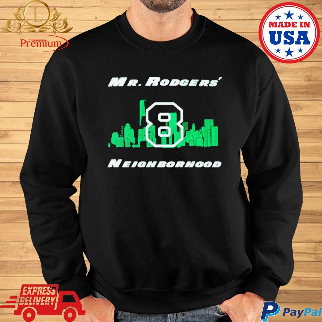 Aaron Rodgers #8 New York Football Cotton T-Shirt Jersey Men's |