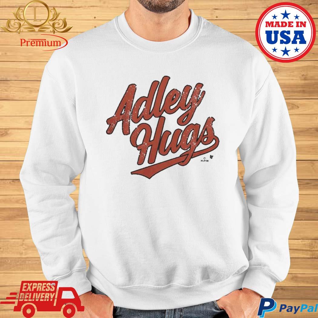 Official hugs adley rutschman T-shirt, hoodie, sweater, long