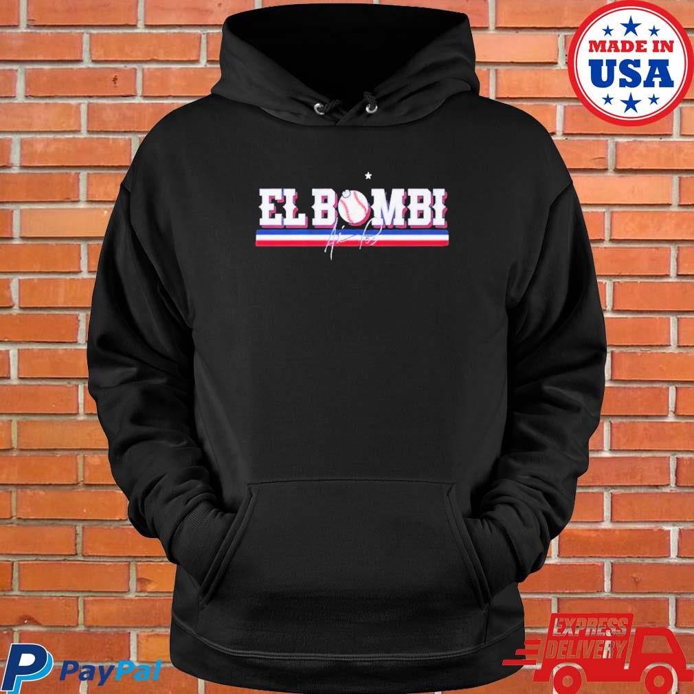 Official Bombi Bomb El Bombi Adolis Garcia shirt, hoodie, longsleeve,  sweatshirt, v-neck tee