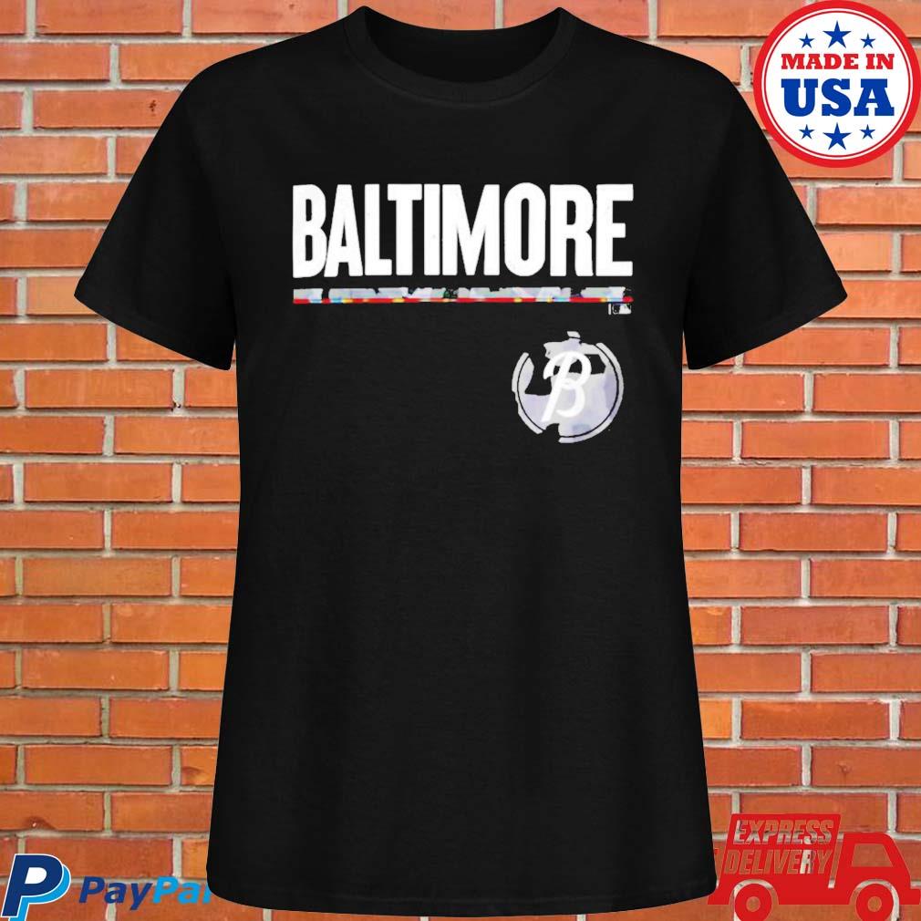 Official Baltimore orioles 2023 city connect wordmark T-shirt