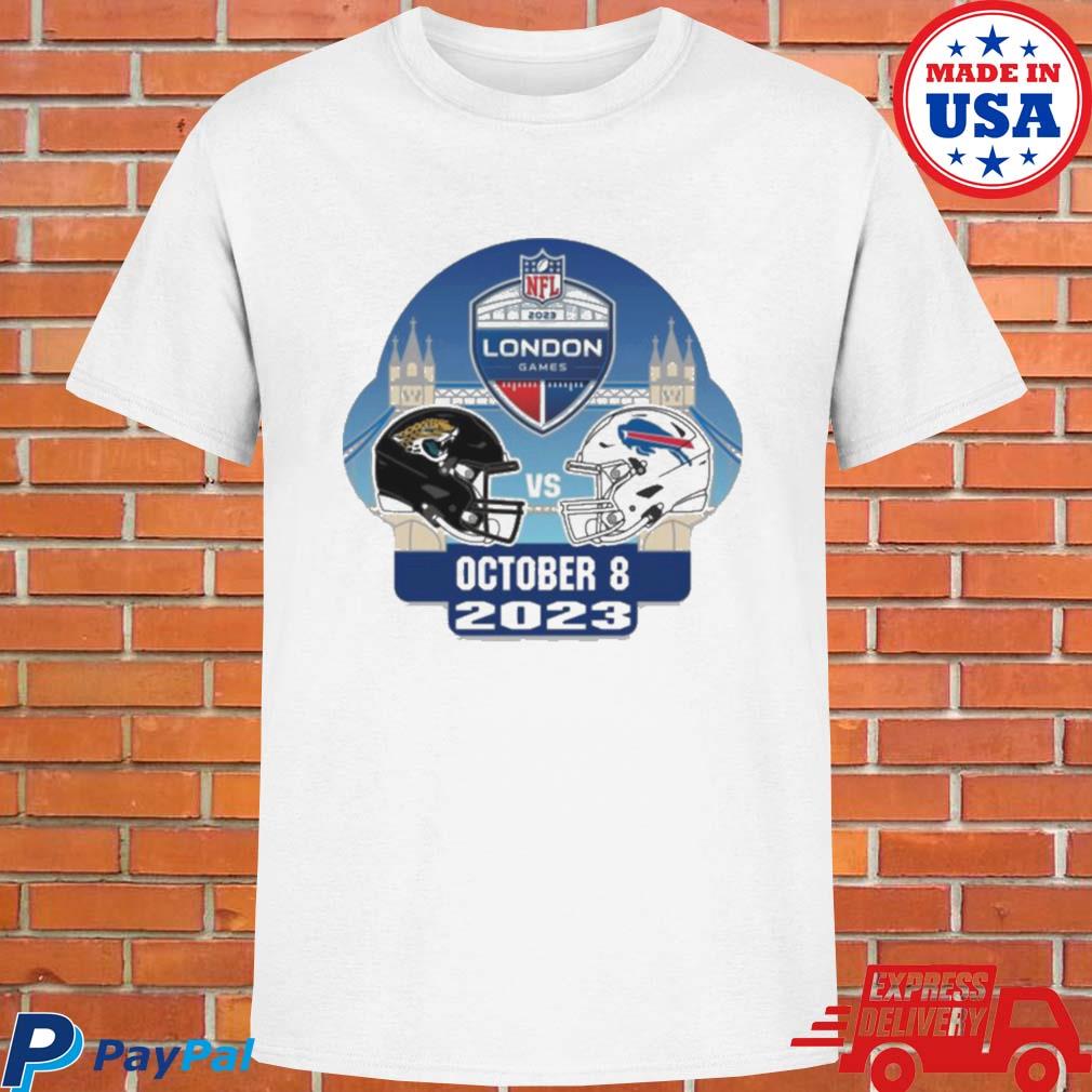 Bills London Game Matchup October 8 2023 Jacksonville Jaguars Vs Buffalo  Bills Shirt